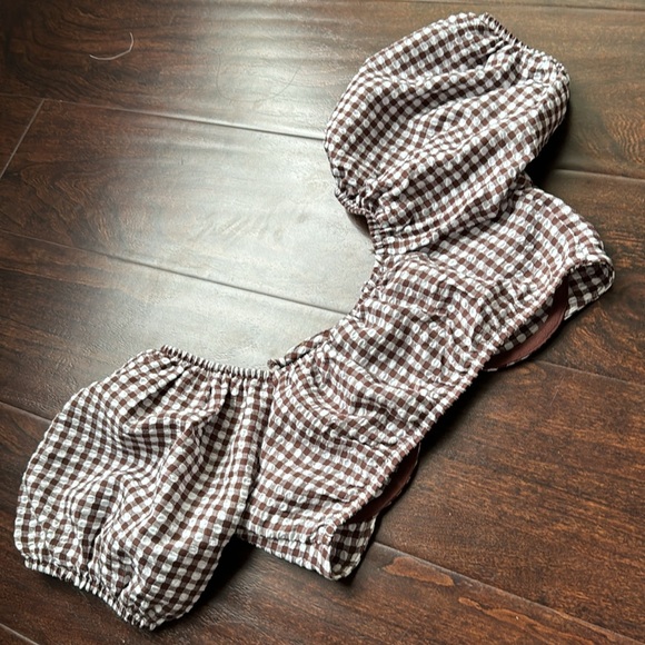 Wild Fable Gingham Crop Top ***NO BOTTOMS*** - Picture 3 of 7